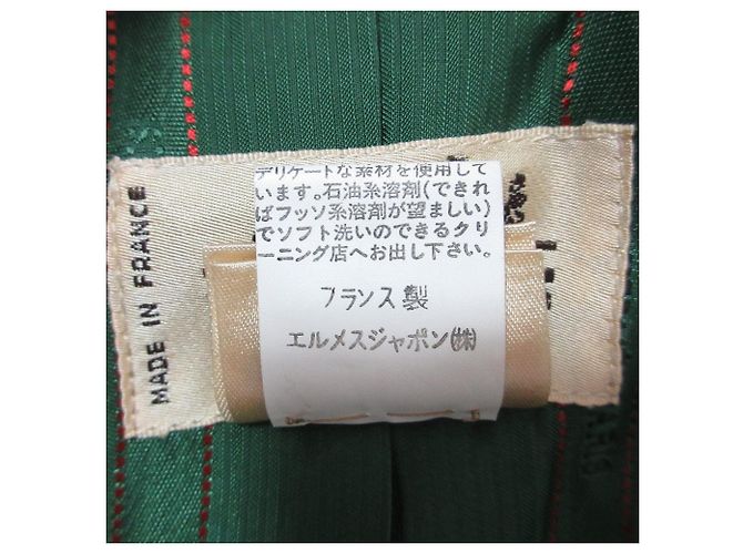 Giacca in lana Hermès 40 Verde - vista 9