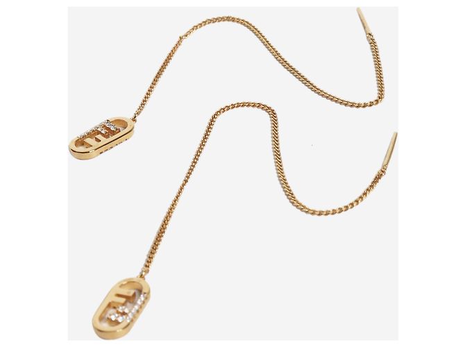 Fendi Gold O'Lock Hängeohrringe - Ansicht 3
