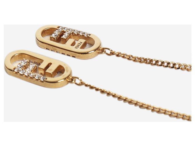 Fendi Gold O'Lock Hängeohrringe - Ansicht 4