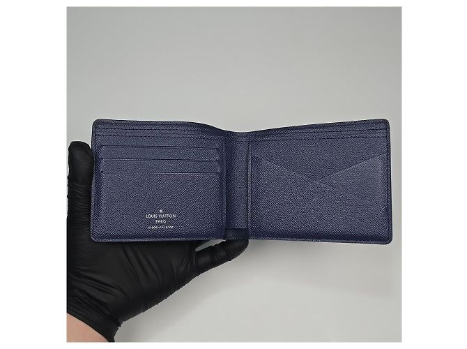 Louis Vuitton Watercolor Blue Monogram Multiple Wallet Bifold - view 9