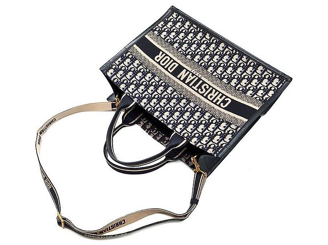 Dior Tote Book Christian Oblique Medium Multicolore - vista 4