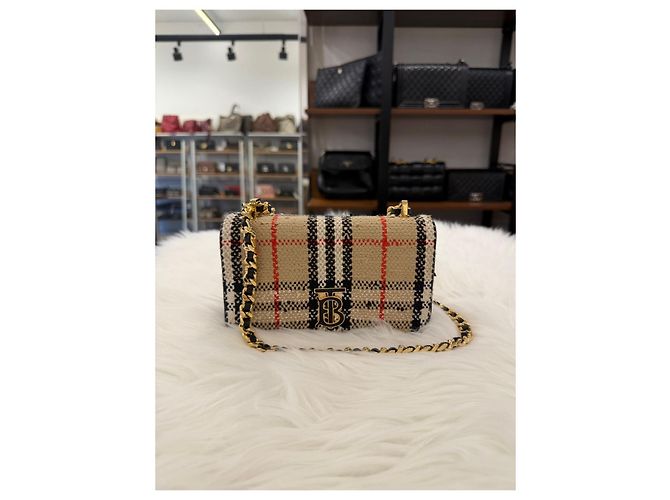 Burberry Mini borsa Lola Boucle Multicolore - vista 4