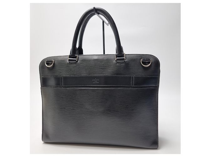 Louis Vuitton Valigetta Bassano MM Nero - vista 3