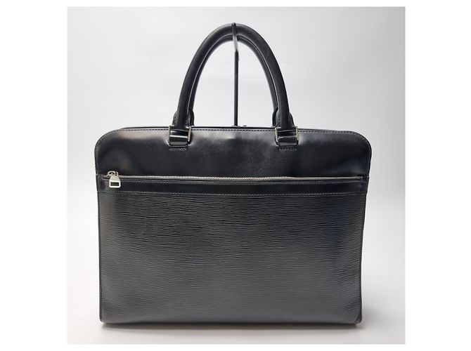 Louis Vuitton Valigetta Bassano MM Nero - vista 5