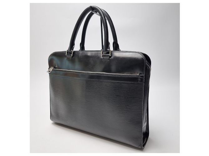 Louis Vuitton Valigetta Bassano MM Nero - vista 9