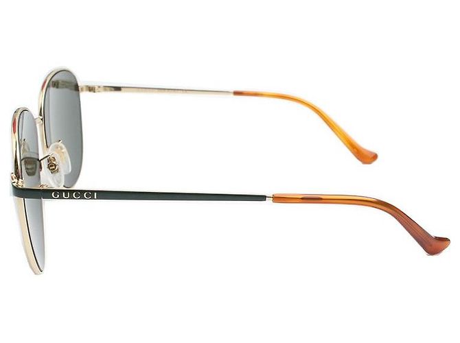 Gucci Gafas de sol Caramel Temple Castaño - vista 3