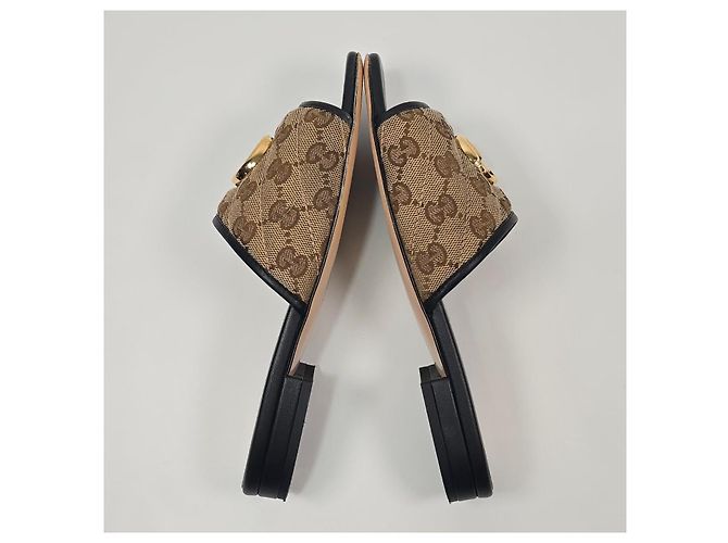 Gucci Sandali Slide in Tela Matelassé GG Multicolore - vista 4