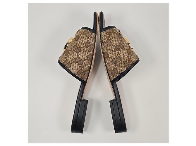 Gucci Sandali Slide in Tela Matelassé GG Multicolore - vista 5