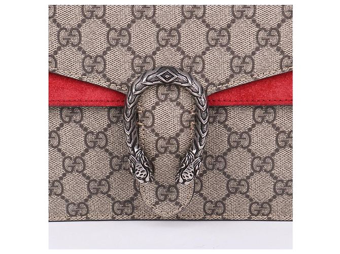 Gucci Borsa a tracolla Dionysus Small con catena rossa Rosso - vista 3