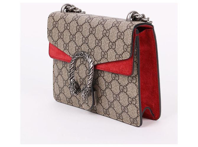 Gucci Borsa a tracolla Dionysus Small con catena rossa Rosso - vista 4