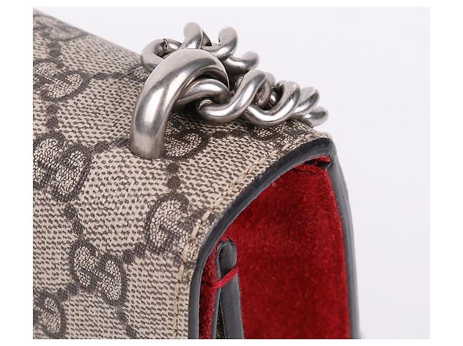 Gucci Borsa a tracolla Dionysus Small con catena rossa Rosso - vista 7