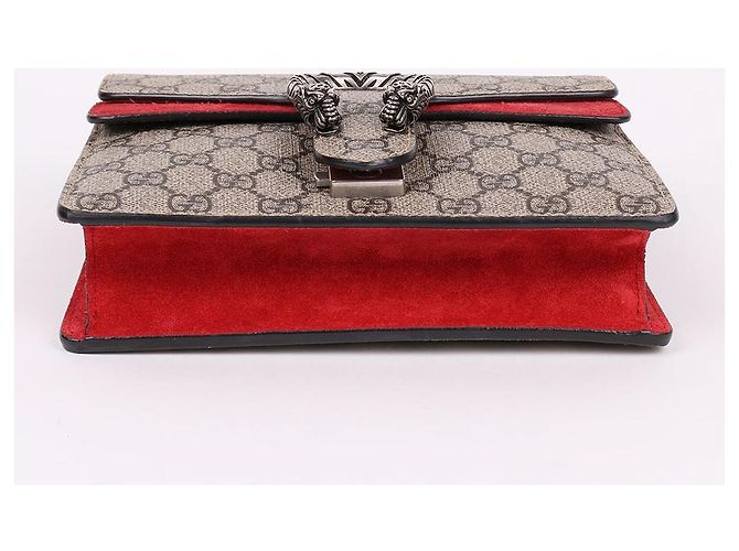 Gucci Borsa a tracolla Dionysus Small con catena rossa Rosso - vista 8