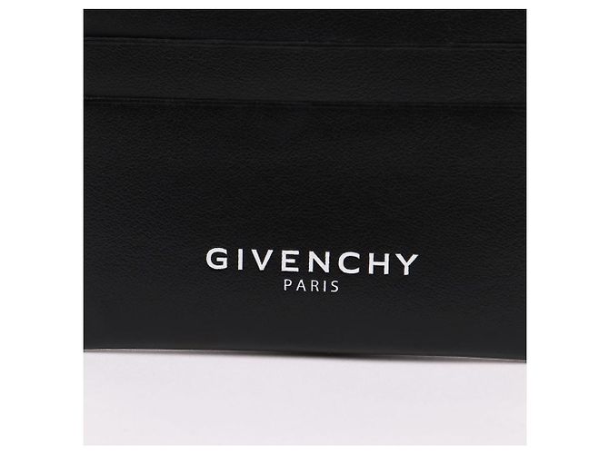 Givenchy Logo Black Unisex Card Wallet - view 3