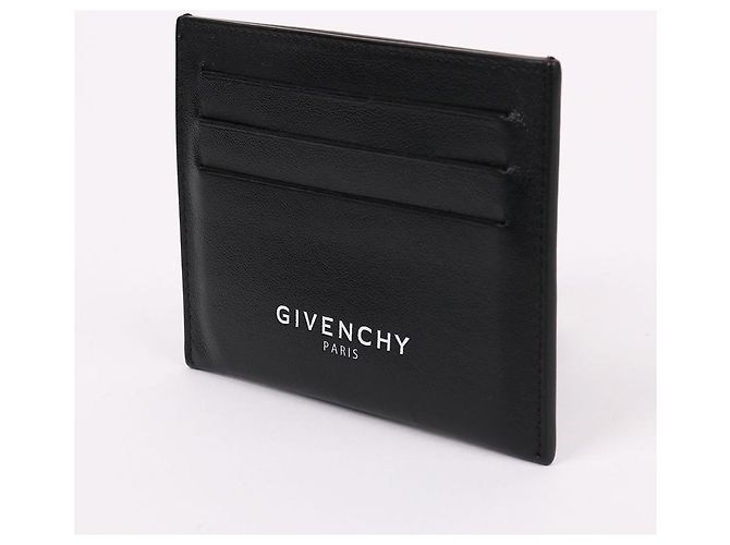 Givenchy Logo Black Unisex Card Wallet - view 4