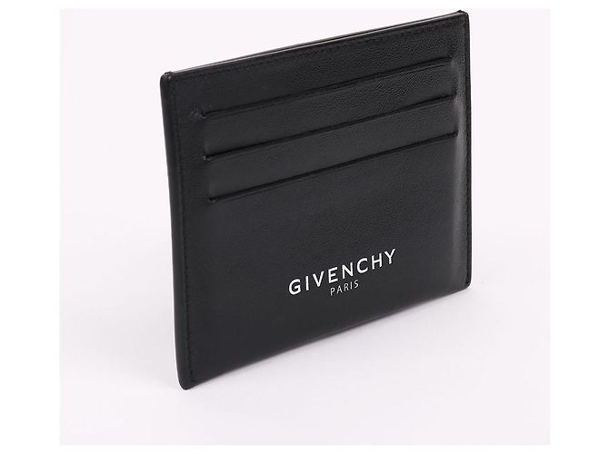 Givenchy Logo Black Unisex Card Wallet - view 5