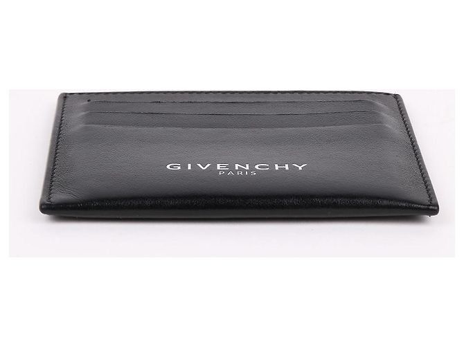 Givenchy Logo Black Unisex Card Wallet - view 8