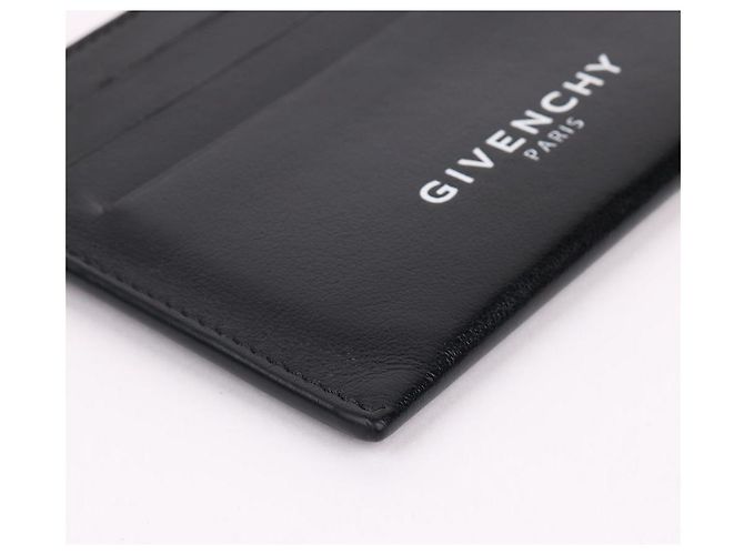 Givenchy Logo Black Unisex Card Wallet - view 9