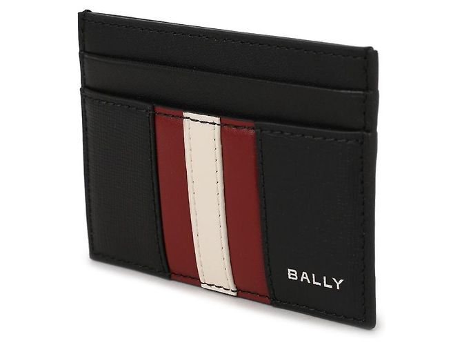 Bally Leather Card Holder Black - view 4