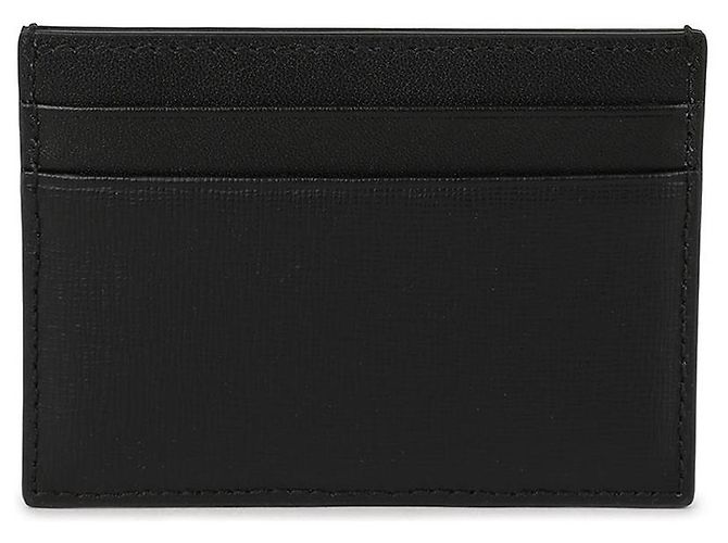Bally Leather Card Holder Black - view 5