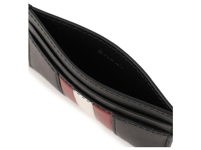 Bally Leather Card Holder Black - view 8