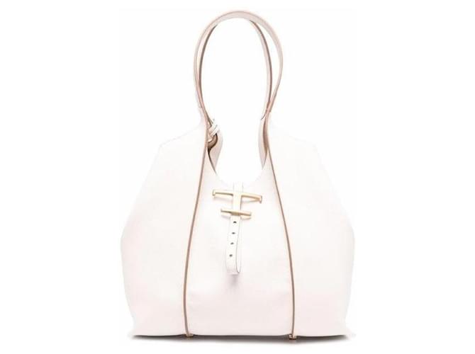 Tod's Timeless Shopper Bag Small Bianco - vista 3