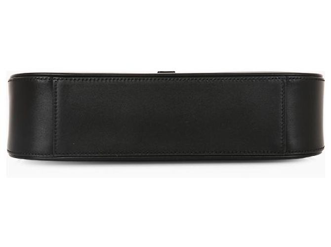 Saint Laurent Smooth Leather Monogram Hobo Schultertasche Schwarz - Ansicht 5
