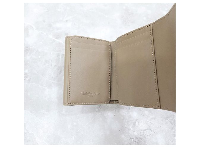 Dior Neue New Lady Lammfellgeldbörse Sand - Ansicht 6