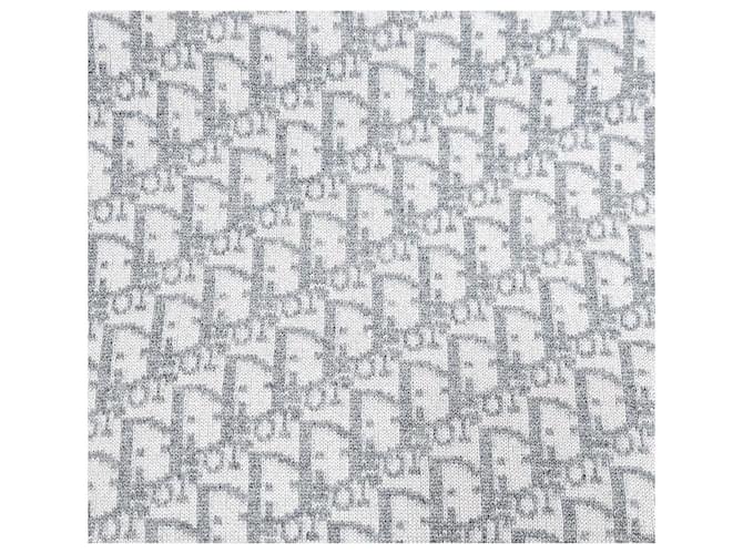 Dior Sciarpa in cashmere Oblique Alps Argento - vista 5