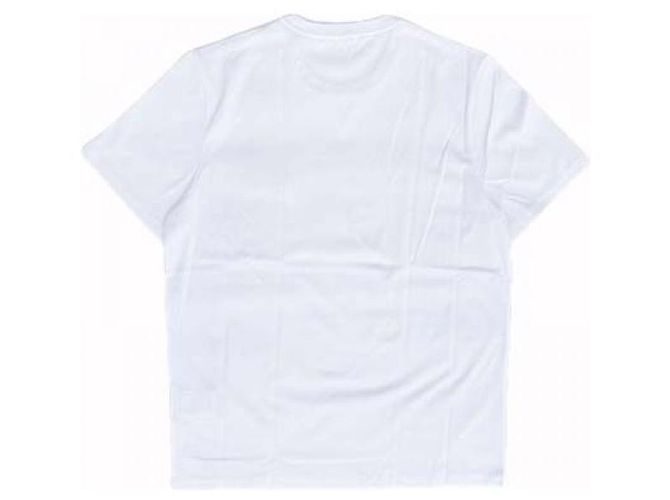 Moncler Baumwoll-T-Shirt mit doppeltem Logo-Patch Weiß - Ansicht 4