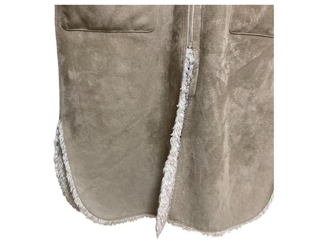 Autre Marque AMERI REVERSIBLE TWIN BOA Coat Brown Cream - view 9