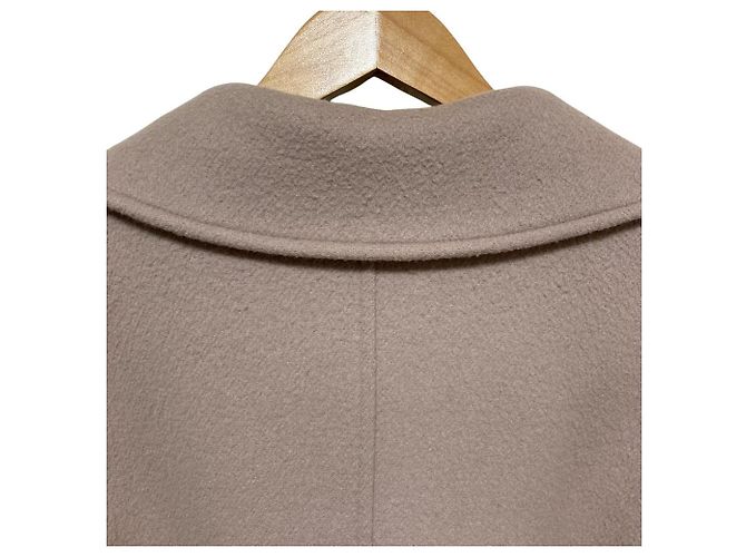 Autre Marque UNITED TOKYO Big Collar Long Coat Beige - vista 16