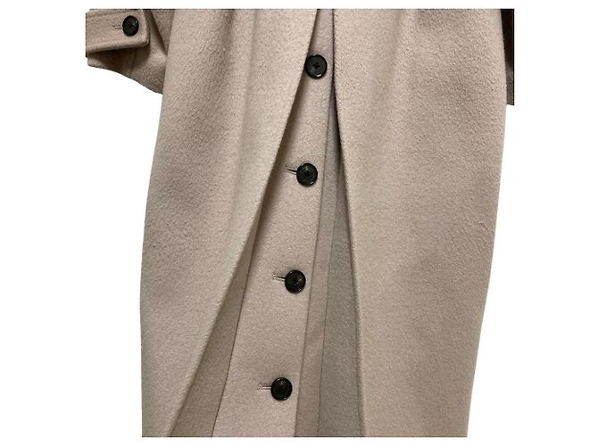 Autre Marque UNITED TOKYO Big Collar Long Coat Beige - vista 5