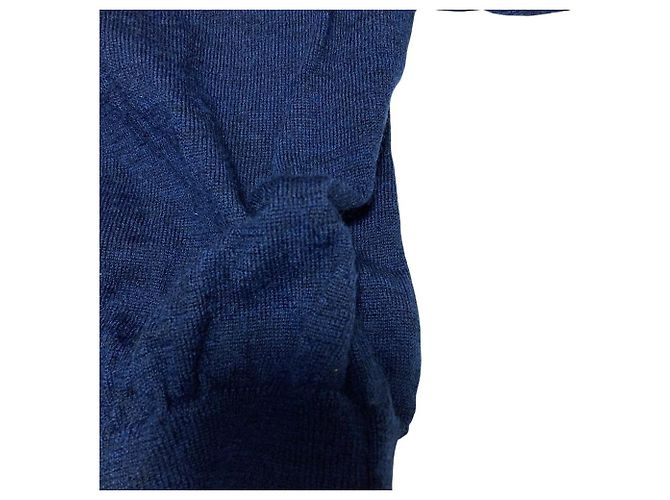Autre Marque Porter Strickjacke mit Knöpfen Blau - Ansicht 6
