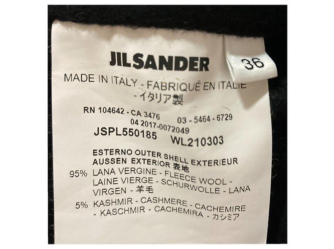 Long Gilet Jil Sander Negro - vista 5