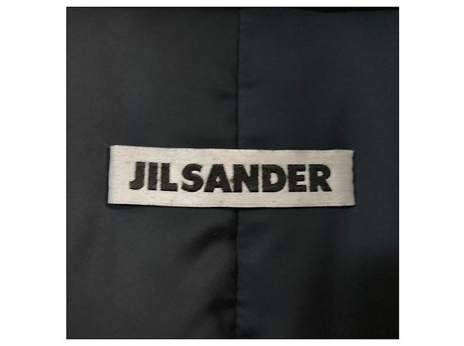 Abrigo de satén y plumón Jil Sander Negro - vista 5