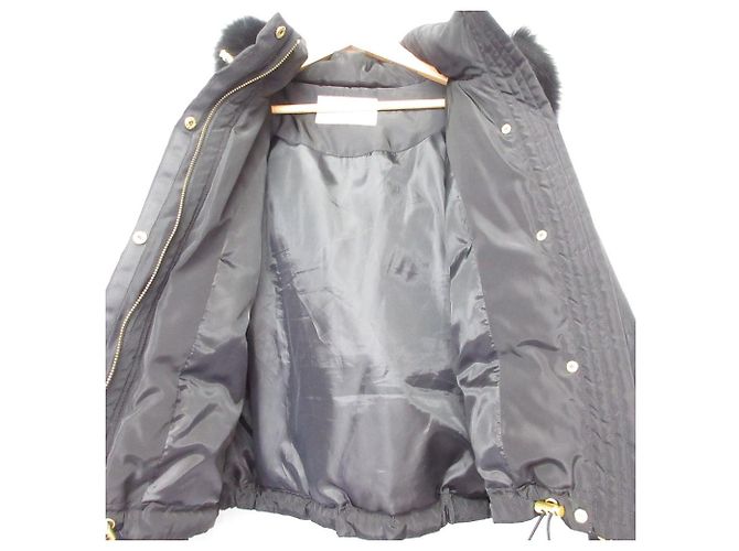 Autre Marque 31 Sons de mode Fox Fur Down Jacket Black - view 6