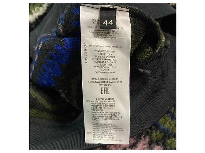 Autre Marque Chaqueta con Capucha Etro Boafleece Negro - vista 7