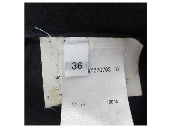 Jil Sander Wollstrickjacke Blau Marineblau - Ansicht 8