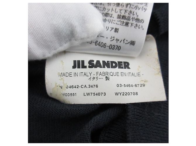 Jil Sander Wollstrickjacke Blau Marineblau - Ansicht 9