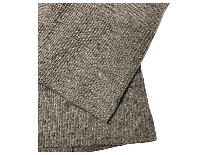 Autre Marque Deuxieme Classe Wollstrickpullover Braun - Ansicht 4