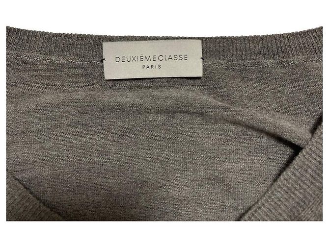Autre Marque Deuxieme Classe Wollstrickpullover Braun - Ansicht 6