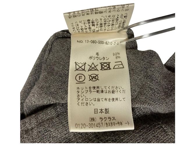 Autre Marque Deuxieme Classe Wollstrickpullover Braun - Ansicht 8