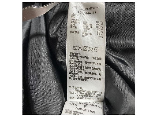 Autre Marque Chaqueta de plumón con fruncido EMODA Negro - vista 11