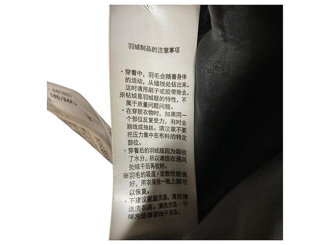Autre Marque Chaqueta de plumón con fruncido EMODA Negro - vista 15