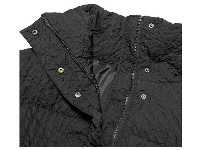 Autre Marque Chaqueta de plumón con fruncido EMODA Negro - vista 3