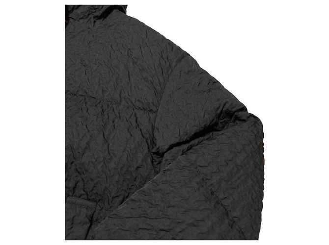Autre Marque Chaqueta de plumón con fruncido EMODA Negro - vista 4