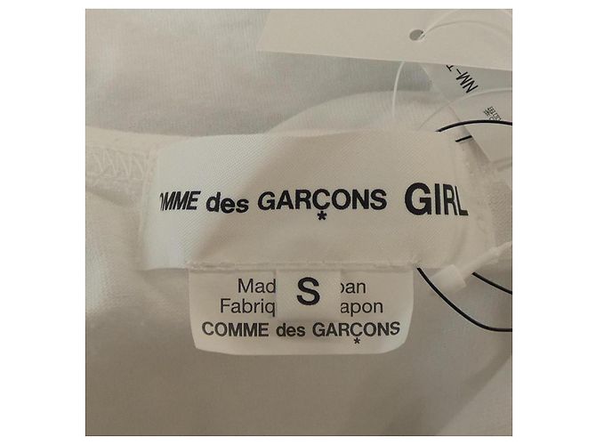 Top Comme des GARCONS GIRL Blanco Azul - vista 4