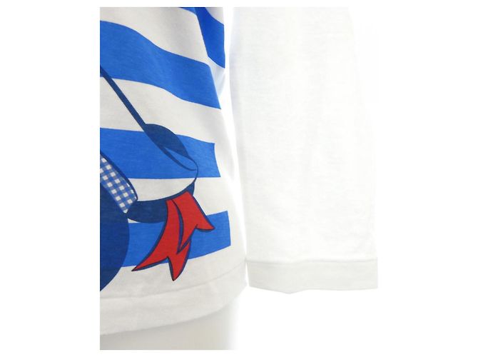 Top Comme des GARCONS GIRL Blanco Azul - vista 6