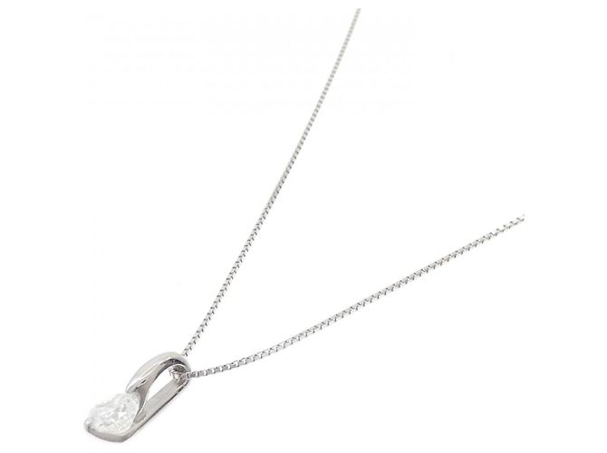 Autre Marque Collana di Diamanti PT900 PT850 Argento - vista 2