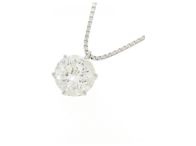 Autre Marque Collana di Diamanti PT900 PT850 Argento - vista 3